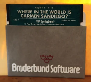 Logotipo de Where in the World Is Carmen Sandiego?