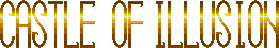 Logotipo de Castle of Illusion Starring Mickey Mouse