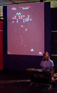 Logotipo de Galaga