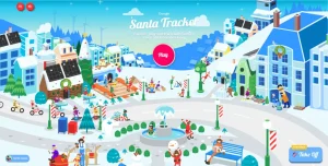 Logotipo de Google Santa Tracker
