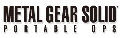 Logotipo de Metal Gear Solid: Portable Ops