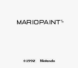 Logotipo de Mario Paint